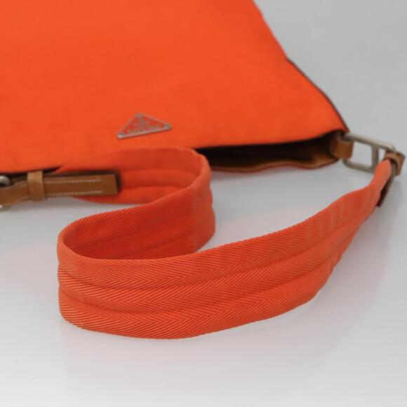 PRADA Shoulder Bag Nylon Orange - Picture 7 of 16